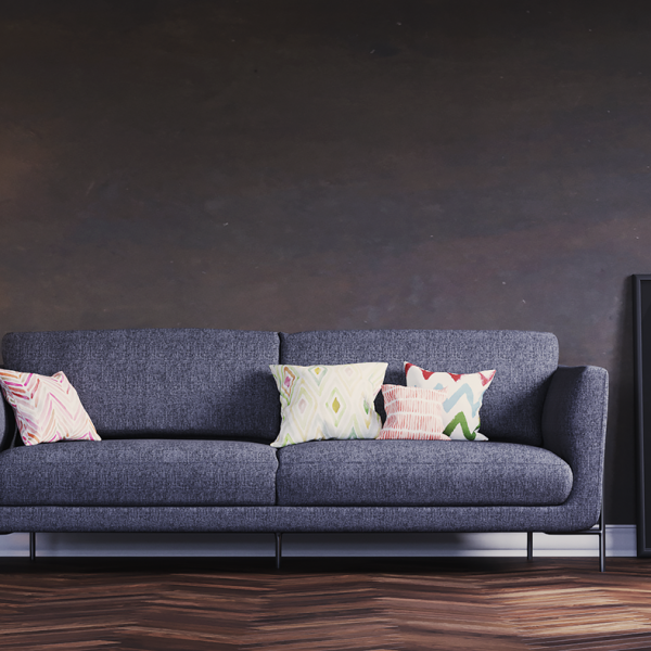 3D Sofa Rendering Design